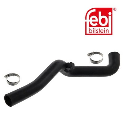 Febi 49113 Coolant Hose Black With Clamps Durable Standard High Performance