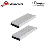 Autostar Germany AC Filter Carbon Set 4F0819439A for Audi A6, A3, R8, XL1