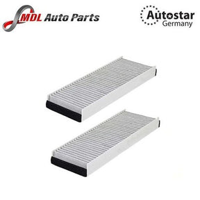 Autostar Germany AC Filter Carbon Set 4F0819439A for Audi A6, A3, R8, XL1