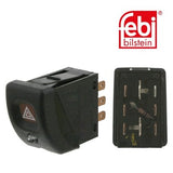Febi 04718 Hazard Warning Flasher Dashboard Fits Vauxhall Corsavan 1994 - 2000