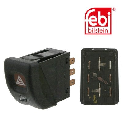Febi 04718 Hazard Warning Flasher Dashboard Fits Vauxhall Corsavan 1994 - 2000