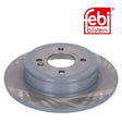 Febi 108420 Brake Disc Rear High Performance Fits Hyundai i20 2014 - 2020
