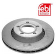 Febi 08359 Brake Disc Front Axle Standard Premium Fits Audi 100 1984 - 1988