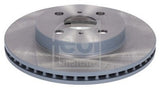 Febi 192743 Brake Disc Internally Vented Front Axle For Toyota Yaris 2020 - 2025