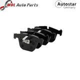 AutoStar Germany Rear Brake Pads 34216783555 BMW X5 E70 X6 E71 3.0L 4.4L 4.8L