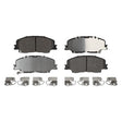 Febi 186398 Brake Pad Set With Anti Squeak Plate Fits Isuzu D-Max 2019 - 2025