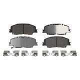 Febi 186398 Brake Pad Set With Anti Squeak Plate Fits Isuzu D-Max 2019 - 2025