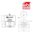 Febi 45897 Air Spring With Piston Durable Steel Rolling Piston High Performance