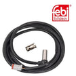 Febi 171175 ABS Sensor Rear Axle Left Right With Bush Premium High Performance