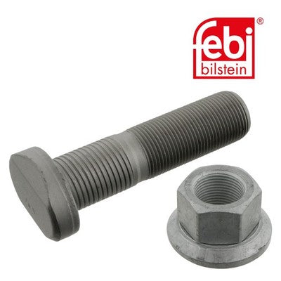 Febi 49027 Wheel Stud With Nut Spiral Bolt Zink Flake Coated Surface Premium