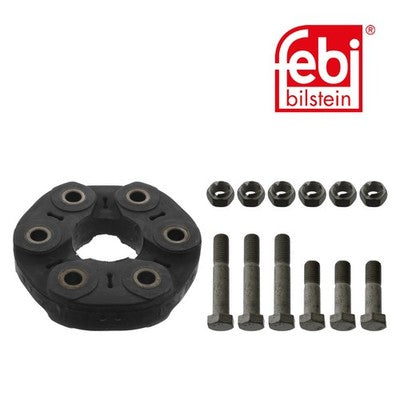 Febi 43489 Flexible Coupling Kit Steel Elastomer Fits BMW 5 Series 2011 - 2016