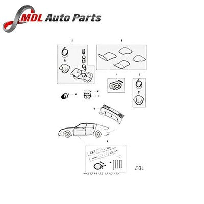 Land Rover Genuine Smoking Pack kit C2Z11568 XF 2009 - 2015