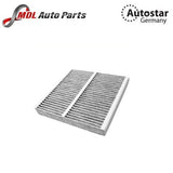 Autostar Germany Active Carbon Cabin Filter Set 64316915764 for BMW Z4 E85