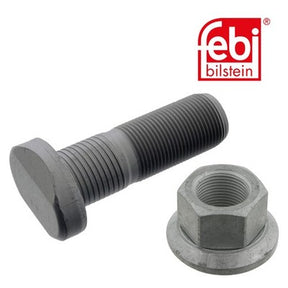 Febi 49024 Wheel Stud With Nut Spiral Bolt Zink Flake Coated Surface Premium