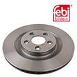 Febi 106299 Brake Disc Rear Axle Premium Fits Jaguar XJ 2009 - 2019