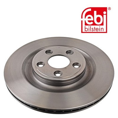 Febi 106299 Brake Disc Rear Axle Premium Fits Jaguar XJ 2009 - 2019