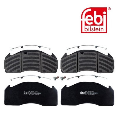 Febi 16545 Brake Pad Set Front Rear Axle With Fastening Material Premium