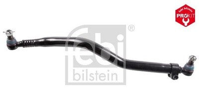 Febi 179648 Drag Link Front Axle Adjustable on One Side With Crown Nut Premium