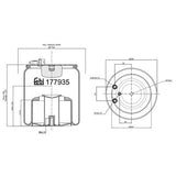 Febi 177935 Air Spring Rear Axle With Piston Premium Grade High Performance