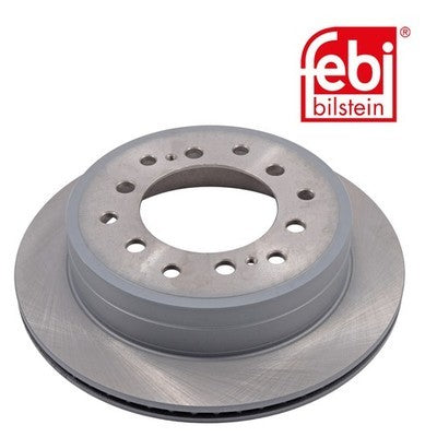Febi 108393 Brake Disc Rear Premium Fits Toyota LandCruiser Prado 2006 - 2009