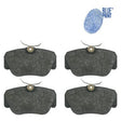 Blueprint ADU174261 Brake Pad Set Front Fits Mercedes-Benz 190 1990 - 1993