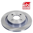 Febi 43938 Brake Disc Rear High Performance Fits Ford Focus 2002 - 2004