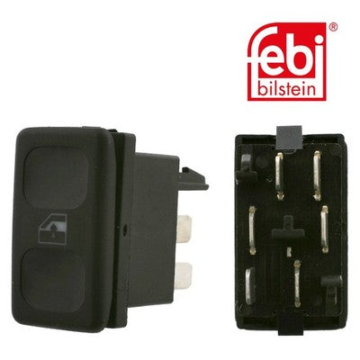 Febi 14080 Switch Plastic Black Premium Fits VW Polo Van 1994 - 1999