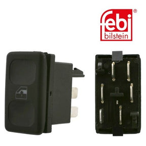 Febi 14080 Switch Plastic Black Premium Fits VW Polo Van 1994 - 1999