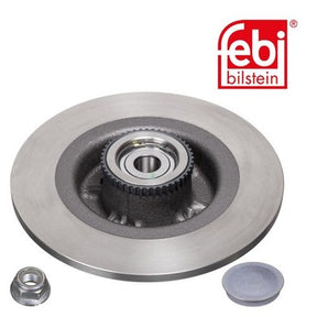 Febi 24290 Brake Disc Rear Axle Premium Fits Renault Megane 1999 - 2001
