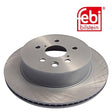 Febi 108546 Brake Disc Rear Axle Premium Fits Lexus GS 2005 - 2011