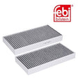 Febi 37337 Cabin Filter Set High Performance Fits Renault Laguna 2012 - 2015
