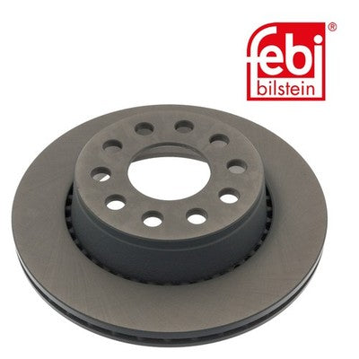 Febi 43932 Brake Disc Rear Axle High Performance Fits Audi V8 1988 - 1994