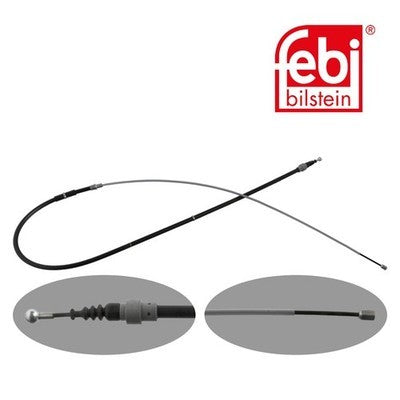 Febi 48308 Brake Cable Left Rear Right Durable Fits Skoda Roomster 2006-2006