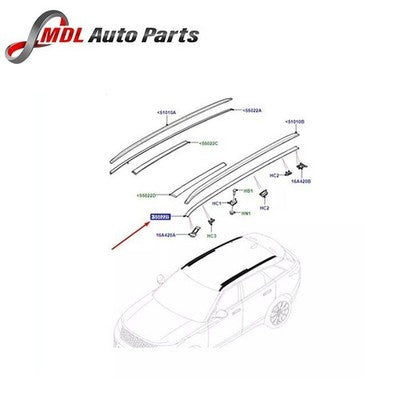 Land Rover Genuine Left Side Weatherstrip Roof Panel - LR160615
