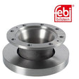 Febi 108001 Brake Disc Rear Axle With ABS Sensor Ring Premium High Performance