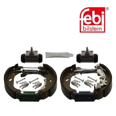 Febi 38744 Brake Shoe Set Rear High Performance Fits Fiat Punto 1999 - 2010