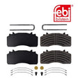 Febi 171240 Brake Pad Set Front Rear Axle With Fastening Material Premium