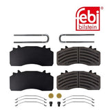 Febi 171240 Brake Pad Set Front Rear Axle With Fastening Material Premium
