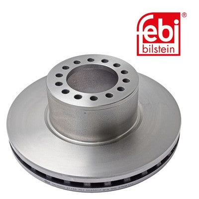 Febi 21155 Brake Disc Front Axle Premium Grade Durable High Performance