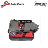 AutoStar Germany Rear Brake Pad Set 4M0698451F for Audi A6 A8 Q7 Q8, VW Touareg