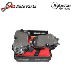 AutoStar Germany Rear Brake Pad Set 4M0698451F for Audi A6 A8 Q7 Q8, VW Touareg