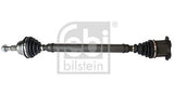 Febi 192908 Drive Shaft With Nut Front Axle Right Fits Audi A3 1998 - 2003