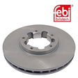 Febi 107998 Brake Disc Front High Performance Fits Nissan Cabstar 2006 - 2012