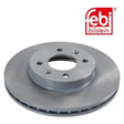 Febi 31318 Brake Disc Front Premium High Performance Fits Kia Rio 2008 - 2011