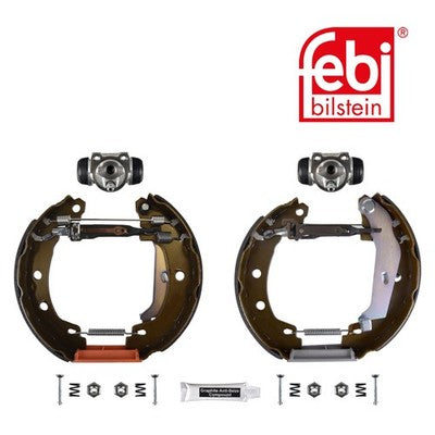Febi 37241 Brake Shoe Set Rear High Performance Fits Renault Megane 1998 - 2001