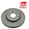 Febi 22927 Brake Disc Front High Performance Fits Fiat Doblo 2013 - 2024