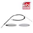 Febi 101815 Brake Cable Left Rear Right Durable Fits Renault Megane 2006-2010