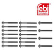 Febi 10231 Cylinder Head Bolt Set Premium Fits Audi A4 Allroad 2013 - 2016