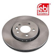 Febi 17963 Brake Disc Front High Performance Fits Rover 75 1999 - 2005