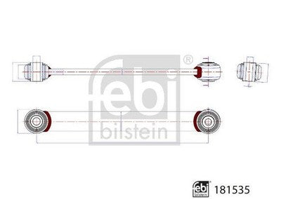 Febi 181535 Stabiliser Link Standard Durable High Performance Premium Quality